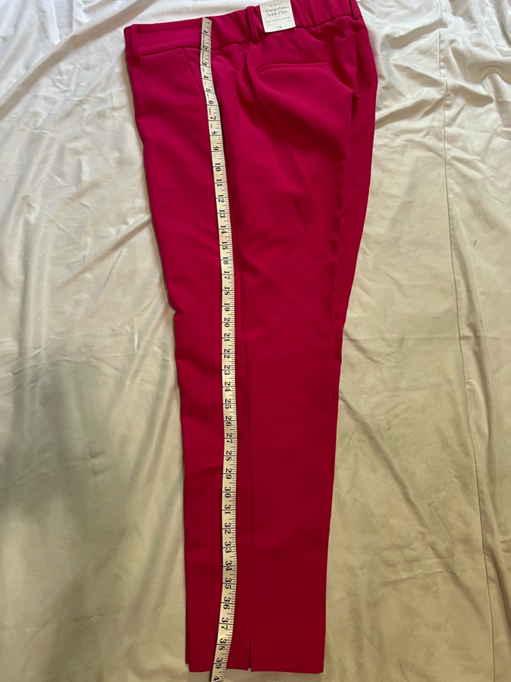 Talbots Hot Pink Ankle Pants